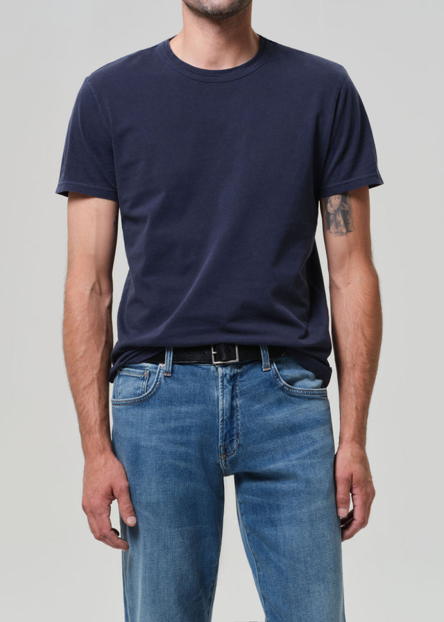 Everyday Short Sleeve Tee in Washed Marine