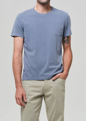 Everyday Short Sleeve Tee in Stone Blue