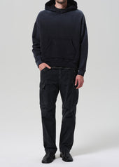 Archive Hoodie in Washed Black