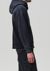 Archive Hoodie in Washed Black