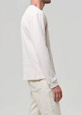 Waffle Crewneck in Plaster