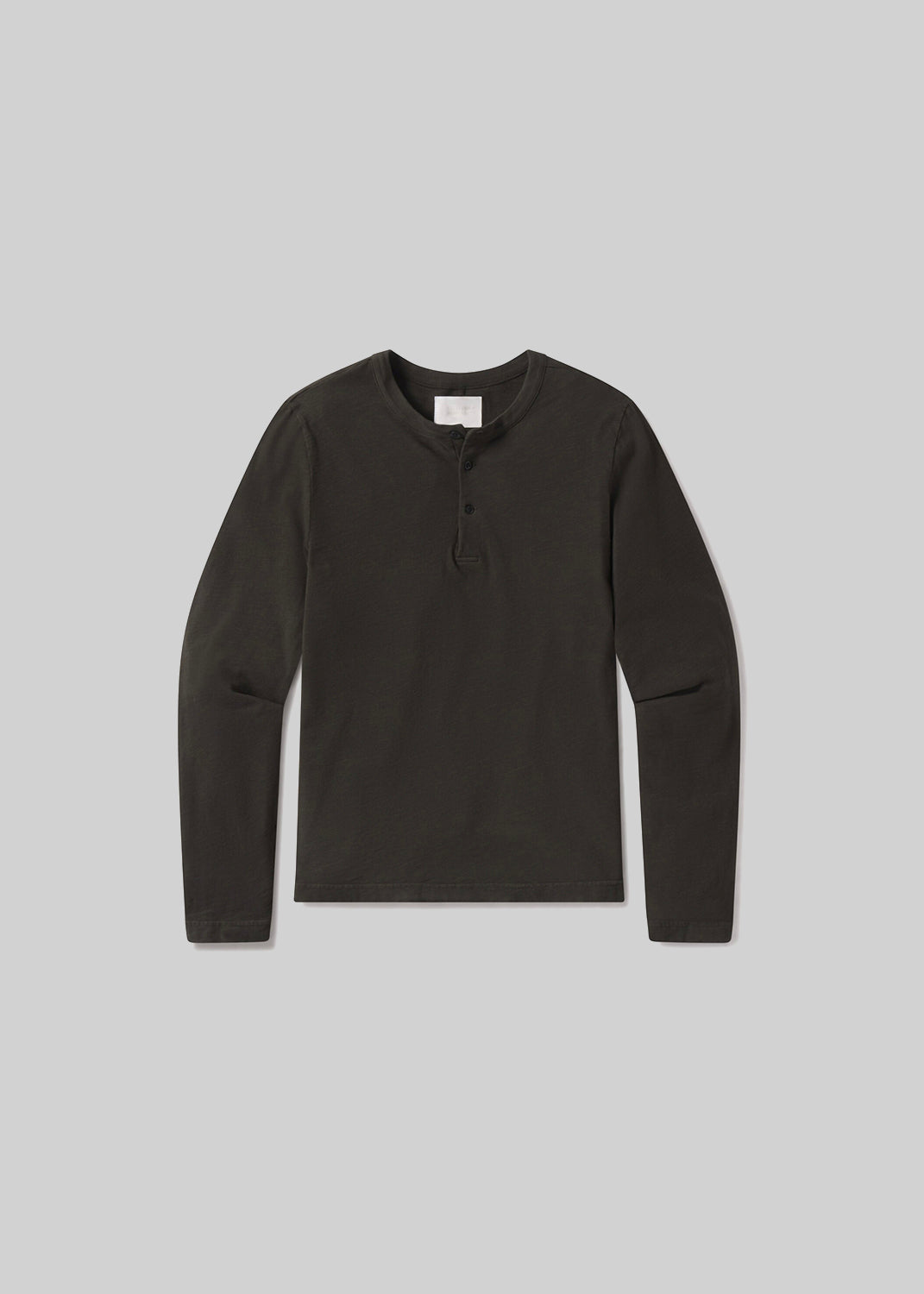 Three Button Henley in Forest