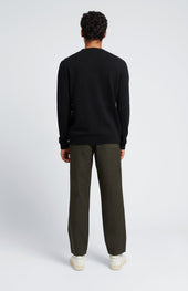 Scottish Cashmere Jumper In Black