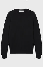 Scottish Cashmere Jumper In Black