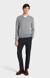Cashmere Jumper In Grey