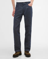 Barbour X Arket Ocean Waxed Denim Loose Jeans