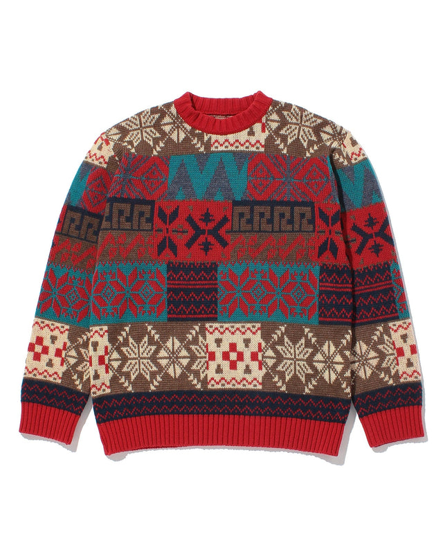 Multi Pattern JQ Crew Neck