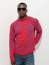 Alex Striped Rollneck In Cotton