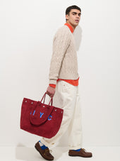 Aaron Cable Sweater in Cotton