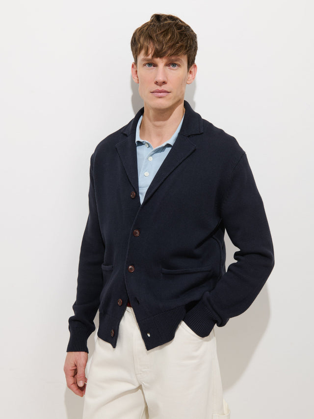 Alain Blazer In Cotton Linen
