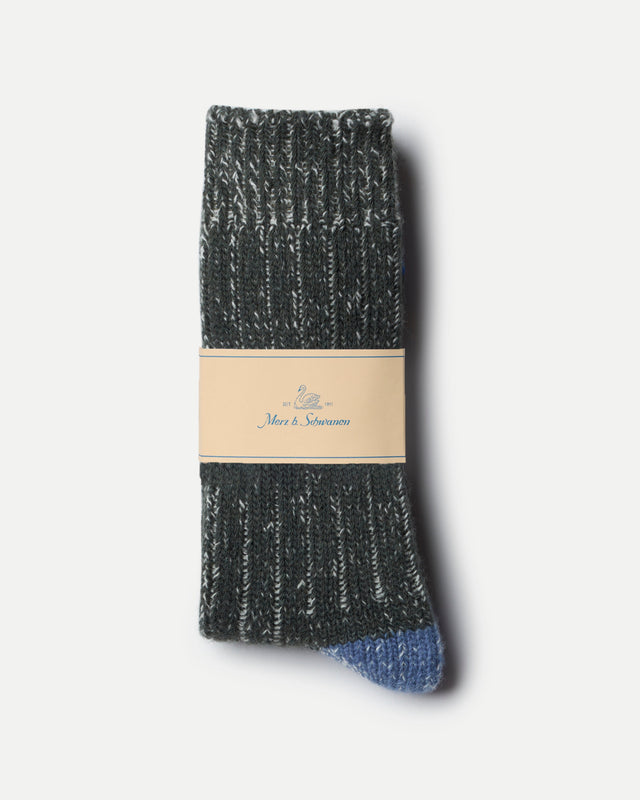 Sturdy Merino Wool Melange Socks