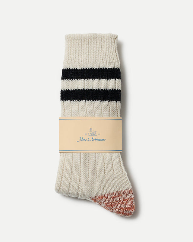 Striped Merino Wool Socks