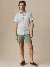 Short-Sleeve Movement™ Monterey Shirt - Aspen Green Leaf
