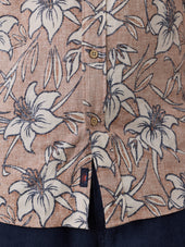 Short-Sleeve Breeze Shirt - Cloud Rust Lotus