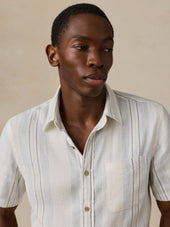Short-Sleeve Breeze Shirt - River Shore Stripe