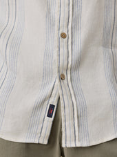Short-Sleeve Breeze Shirt - River Shore Stripe