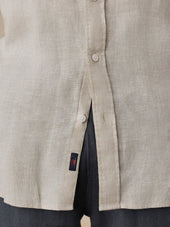 Sunwashed Linen Shirt - Castle Stone