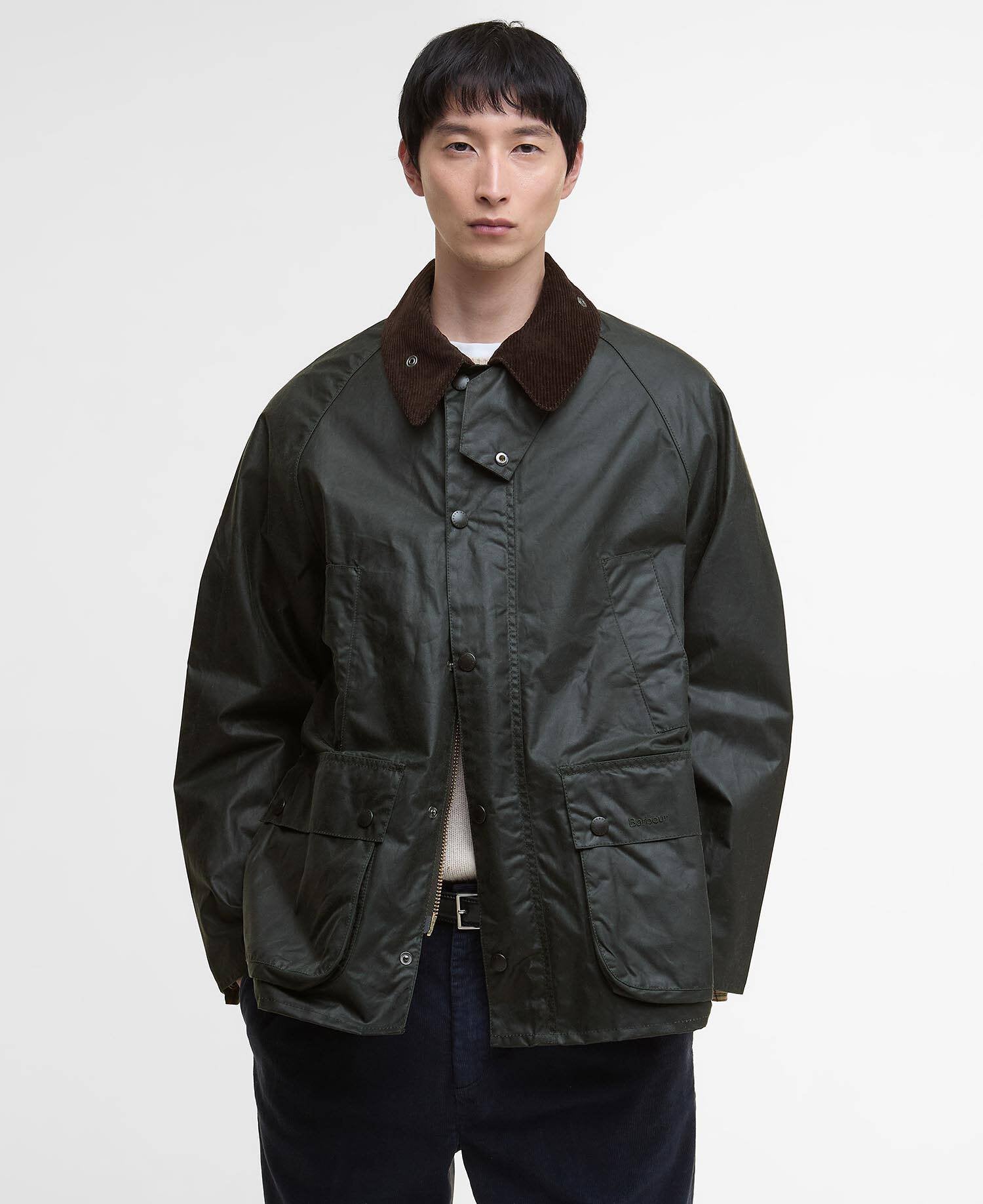 Oversized Bedale Waxed Jacket