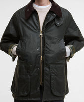 Oversized Bedale Waxed Jacket