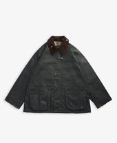 Oversized Bedale Waxed Jacket