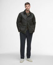 Modern Beaufort Check Wax Jacket