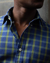 Oasis Check Navy
