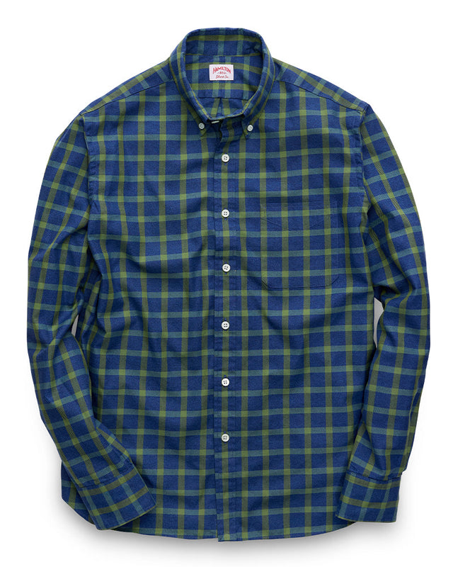 Oasis Check (Navy/Green)