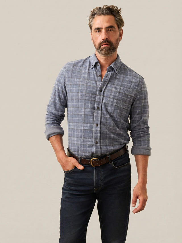 Legend™ Sweater Shirt - Castle Lake Plaid