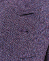 Purple Herringbone Jacket