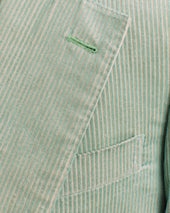 Eau de Nil Corduroy Notch Jacket