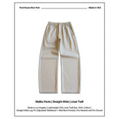 Malibu Pants II | Straight-Wide | Linair Twill