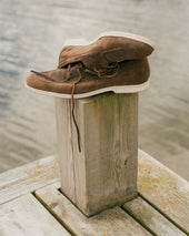 Sandhamn Chestnut Waxed Suede