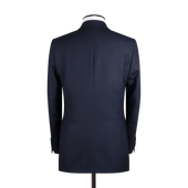 Single Breasted Notch Suit In Glen Check Wool