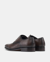 Marco Dark Brown Derby With Half Rubber Soles 722