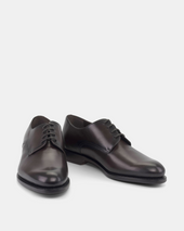 Marco Derby in Dark Brown Calf - 675