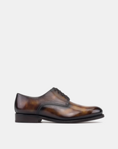 Marco Derby in Fire Patina with Half-Rubber Soles - 675