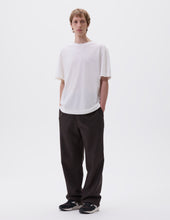 Short Sleeve T Shirt Fine Cotton Jersey Off White
