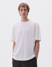 Short Sleeve T Shirt Fine Cotton Jersey Off White