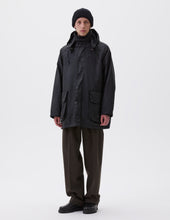 Stand Collar Parka Waxed Cotton