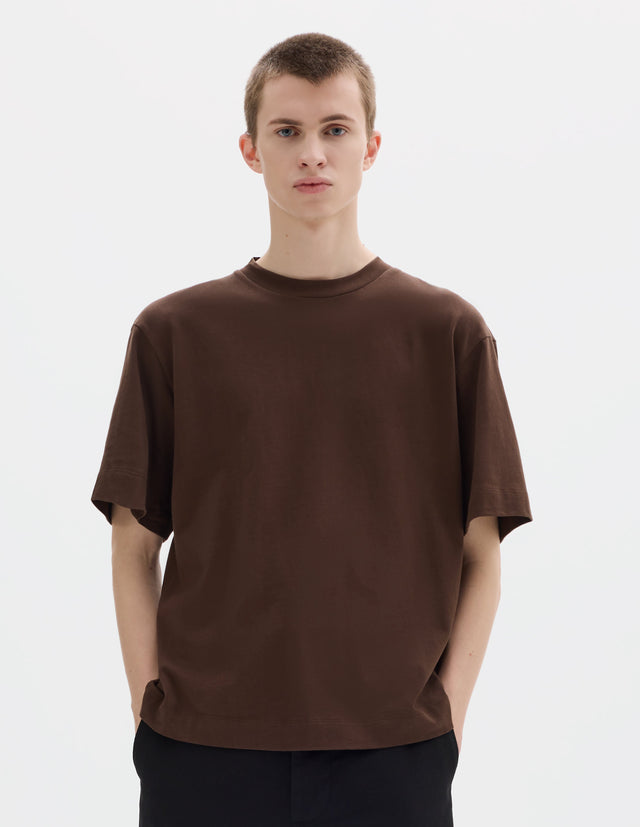 SHORT SLEEVE T SHIRT | COTTON JERSEY | EBONY