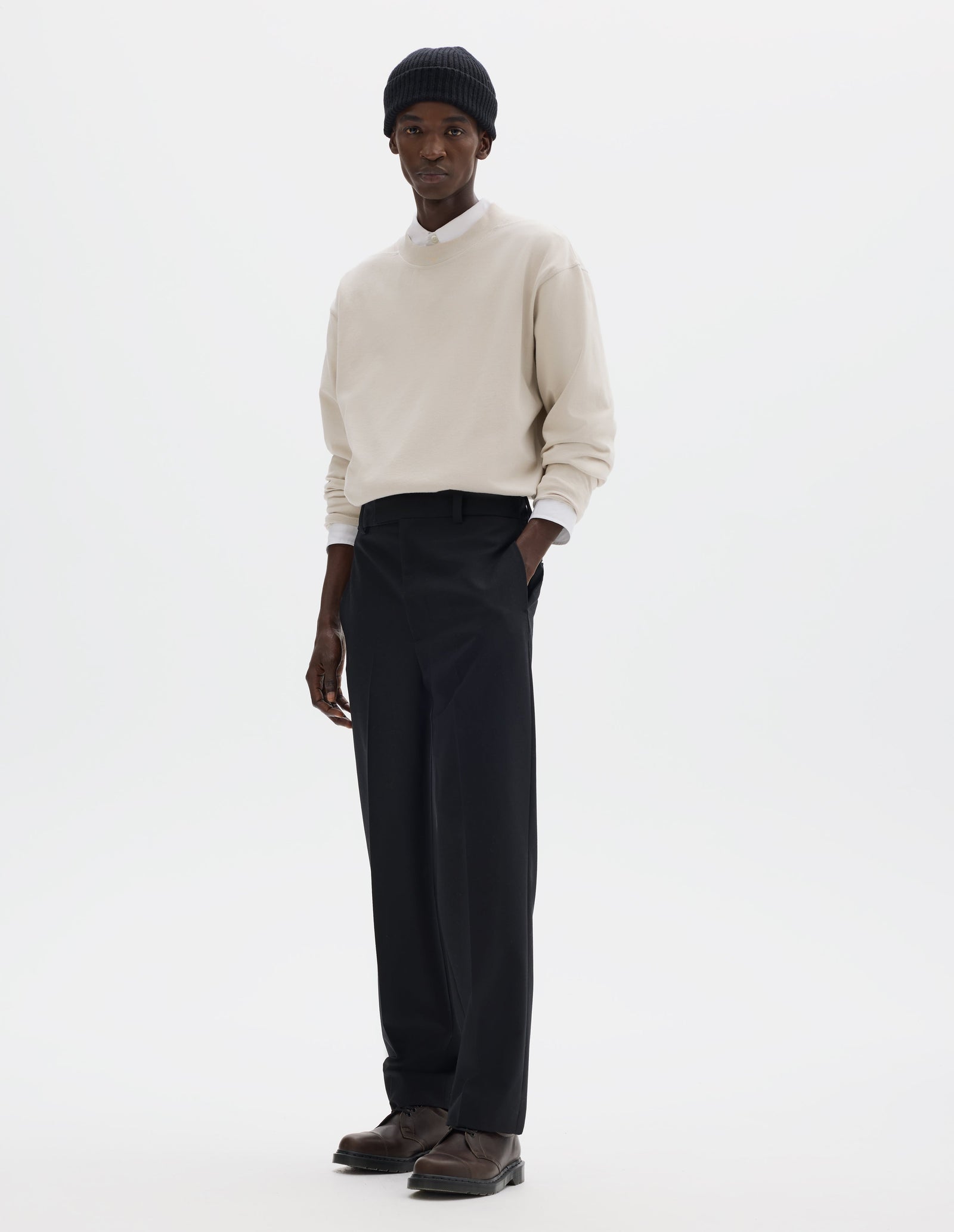Tailors Trousers Worsted Wool Cotton