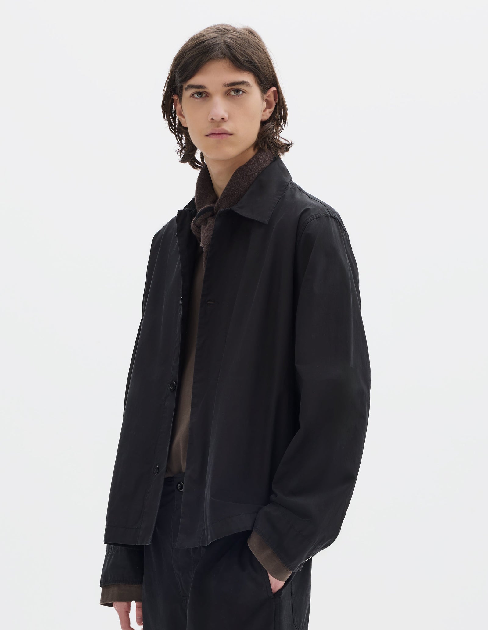 Mhl Boxy Overshirt Crisp Cotton Poplin