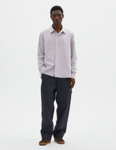Mhl Overall Shirt Plainweave Cotton Canvas Pebble