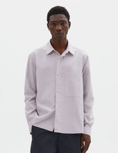 MHL. OVERALL SHIRT | PLAINWEAVE COTTON CANVAS | PEBBLE