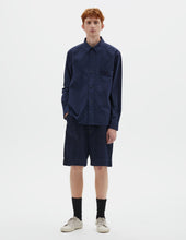 Mhl Overall Shirt Dry Cotton Twill Midnight