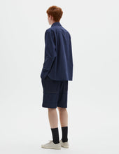 Mhl Overall Shirt Dry Cotton Twill Midnight