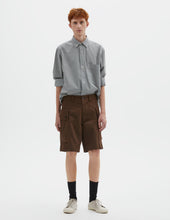 MHL. CARGO POCKET SHORTS | COTTON NYLON POPLIN | EARTH