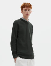 MHL. WIDE NECK SWEATSHIRT | FINE MERINO WOOL | ASSAM
