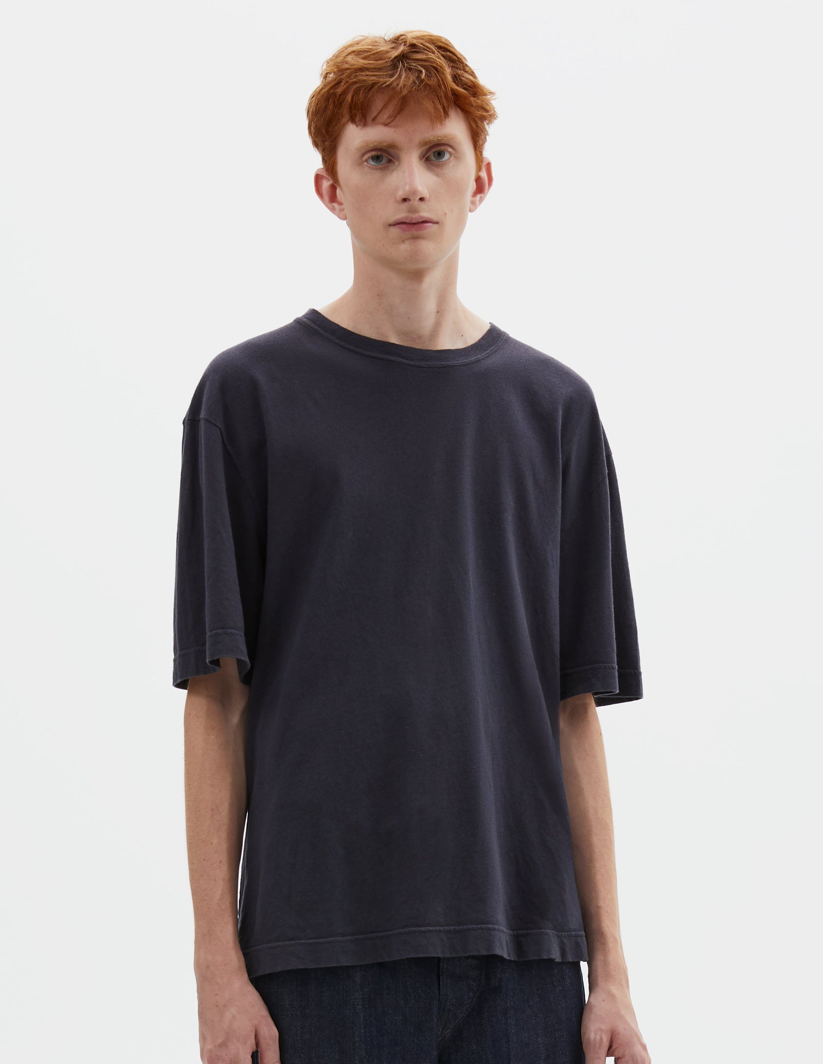 Mhl Simple T Shirt Cotton Linen Jersey