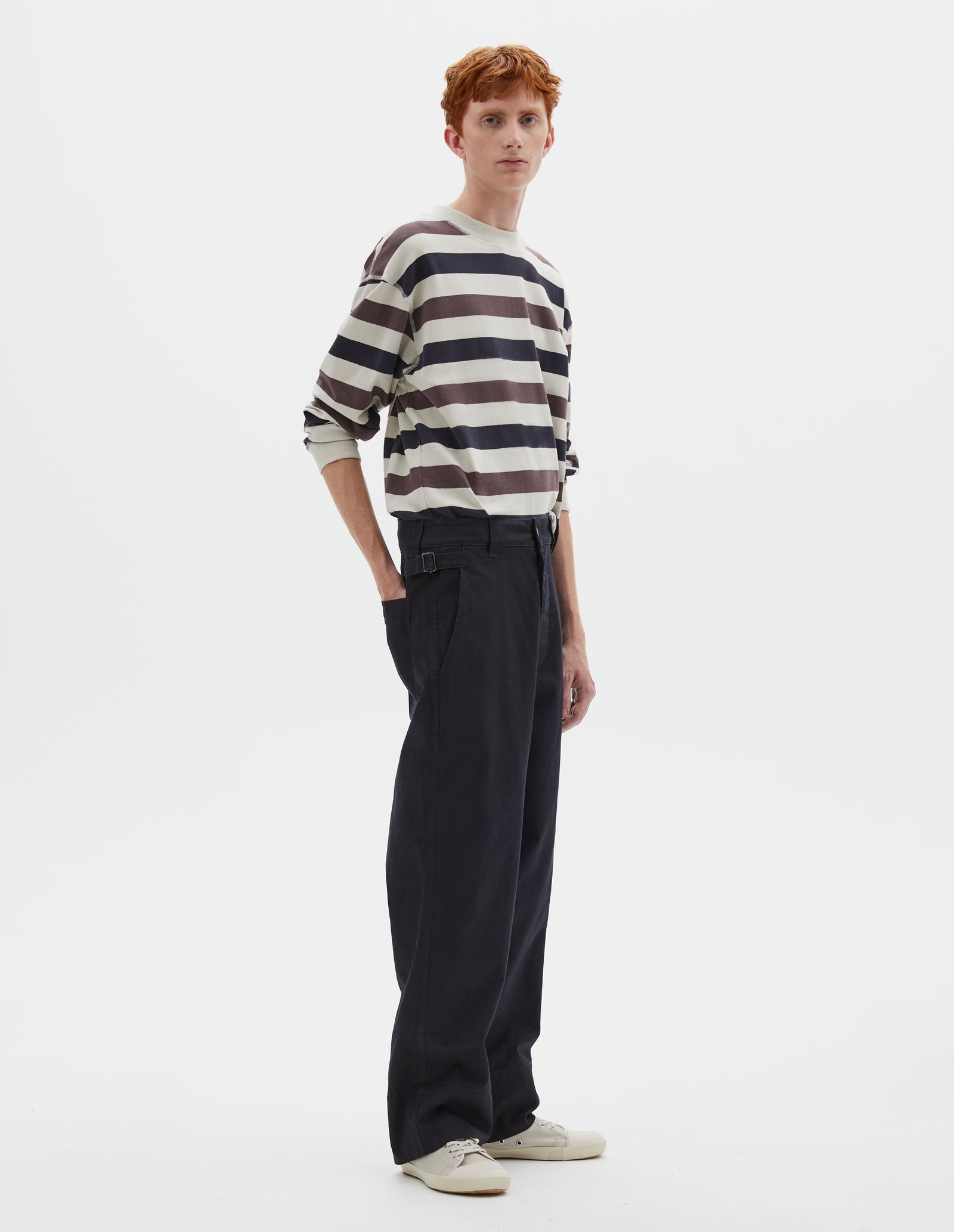 Mhl Waist Tab Trousers Twill